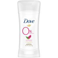 Dove 0% Aluminum Deodorant, Pomegranate & Lemon Verbena, 2.6 Ounce
