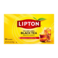 Lipton Black Tea Bags, 50 Each