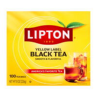 Lipton Black Tea Bags, 100 Each