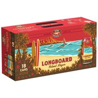 Kona Brewing Longboard Island Lager, Cans (Pack of 18), 216 Ounce