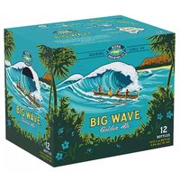 Kona Brewing Big Wave Golden Ale, Bottles (Pack of 6), 144 Ounce