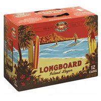 Kona Brewing Longboard Island Lager, Cans (Pack of 12), 144 Ounce