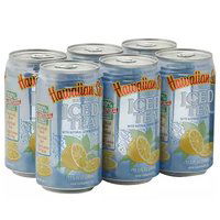 Hawaiian Sun Lemon Iced Tea, Cans (Pack of 6), 69 Ounce