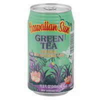 Hawaiian Sun Green Tea with Ginseng, Cans (Pack of 6), 69 Ounce