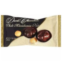 Hawaiian Sun Macadamia Nuts, Dark Chocolate, 0.77 Ounce