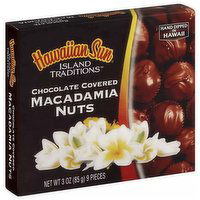 Hawaiian Sun Choc Macadamia Nut Candy, 3 Ounce