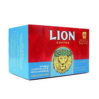 Lion Chocolate Macadamia Nut Single Serve Coffee Pods, 12 Each