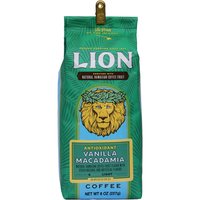 Lion Coffee Vanilla Macadamia Nut Roast, Antioxidant, 8 Ounce