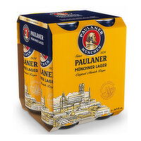 Paulaner Munchner Lager (4-pack), 67.6 Ounce