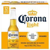 Corona Light Beer, Bottles (Pack of 12), 144 Ounce