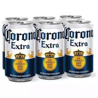 Corona Extra Beer, Cans (Pack of 6), 72 Ounce