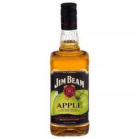 Jim Beam Bourbon Whiskey,  Apple 70 Proof, 750 Millilitre