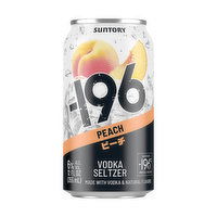 -196 Cocktail Vodka Peach Seltzer (4-pack), 1420 Millilitre