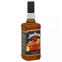 Jim Beam Bourbon, Peach, 750 Millilitre