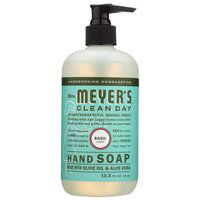 Mrs. Meyer's Clean Day Liquid Hand Soap, Basil Scent, 12.5 Ounce