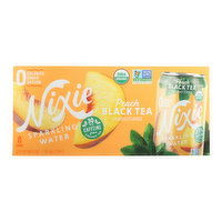 Nixie Peach Black Tea Sparkling Water (8-pack), 96 Ounce