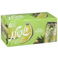 Nixie Sparkling Water, Lime Ginger, Cans (8-pack), 96 Ounce