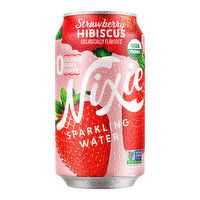 Nixie Strawberry Hibiscus Sparkling Water (Single), 12 Ounce