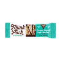 Munk Pack Coconut Almond Dark Chocolate Flavored Nut & Seed Bar, 1.23 Ounce