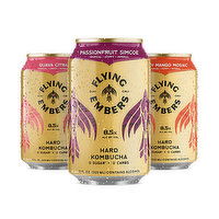 Flying Embers Tropical Hops Imperial Mix Hard Kombucha (6-pack), 72 Ounce