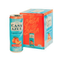 Casa Azul Peach Mango Cans (4-pack), 48 Ounce