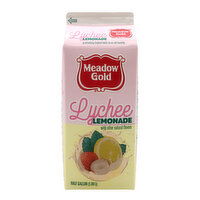 Meadow Gold Lychee Lemonade, 64 Ounce