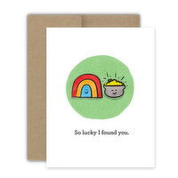 Bright Spot Design Rainbow Lucky Friendship Card, 1 Each