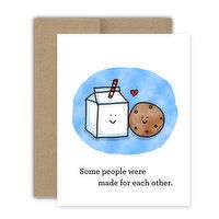 Bright Spot Design Milk & Cookies Love Card, 1 Each