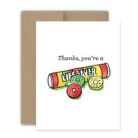 Bright Spot Design Lifesaver Thank You Card, 1 Each