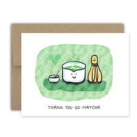 Bright Spot Design Thank You So Matcha Card, 1 Each