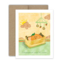Bright Spot Design Little Cutie Baby Card, 1 Each