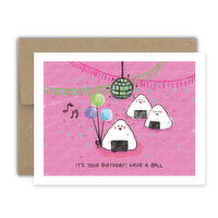 Bright Spot Design Have A Ball Birthday Card, 1 Each