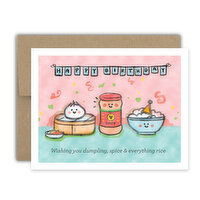 Bright Spot Design Dumpling Spice Birthday Card, 1 Each
