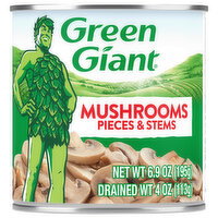 Green Giant Mushroom Pieces & Stems, 4 Ounce