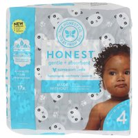 The Honest Company Diapers Pandas Size 4, 23 Each