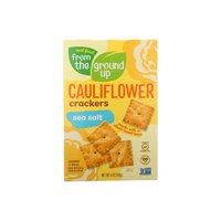 From the Ground Up Cauliflower Crackers, Sea Salt , 4 Ounce