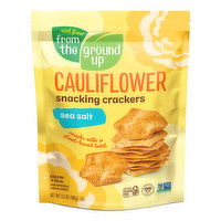 From The Ground Up Cauliflower Cracker Sea Salt, 3.5 Ounce