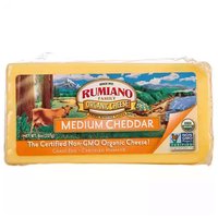 Rumiano Organic Cheddar Cheese, Medium , 8 Ounce