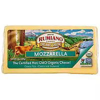 Rumiano Organic Natural Cheese, Mozzarella, 8 Ounce