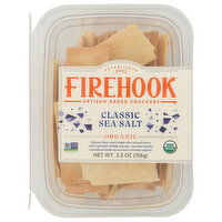 Firehook Classic Sea Salt Crackers, 5.5 Ounce