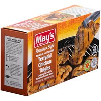 May's Hawaiian Style Teriyaki Chicken Thighs, Boneless, Skinless, 2 Pound