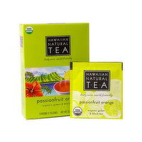 Hawaii Natural Tea Passionfruit Orange, 20 Each