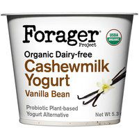 Forager Project Organic Probiotic Vanilla Bean Cashewmilk Yogurt Alternative, 5.3 Ounce