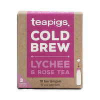 Teapigs Cold Brew Tea Lychee Rose, 10 Each