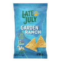 Late July Tortilla Chips Garden Ranch, 7.8 Ounce