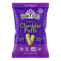 Vegan Rob's Dairy-Free Cheddar Puffs, 3.5 Ounce