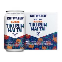 Cutwater Mai Tai (4-pack), 48 Ounce