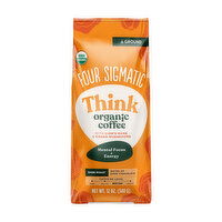 Four Sigmatic Think Organic Ground Coffee, 12 Ounce