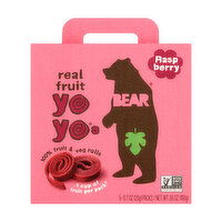 Bear Yoyos Raspberry 100% Fruit & Veg Rolls, 3.5 Ounce