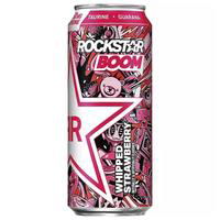 Rockstar Boom Strawberry, 16 Ounce